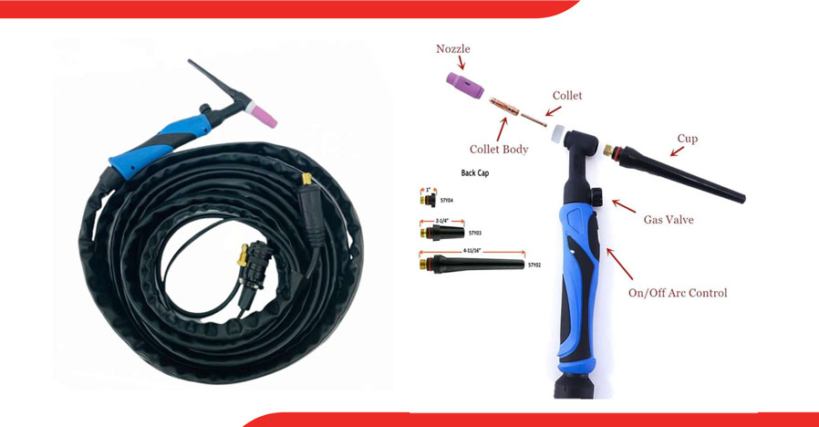 Air-Cooled TIG Torch – WP Series