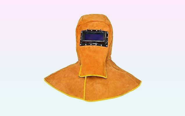 Hood Type Leather welding Helmet